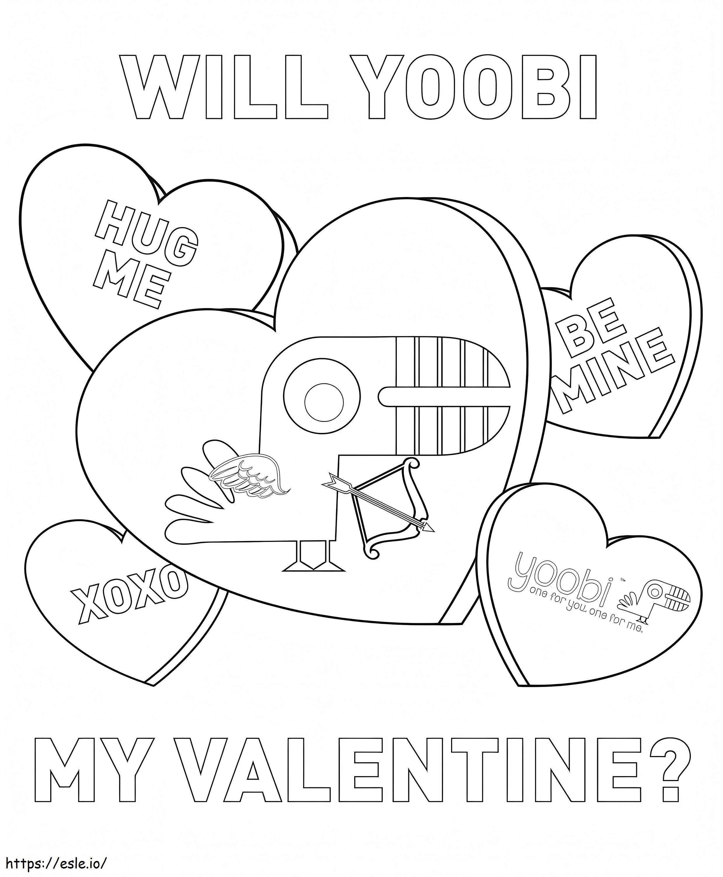 Happy Valentines Day To Print coloring page