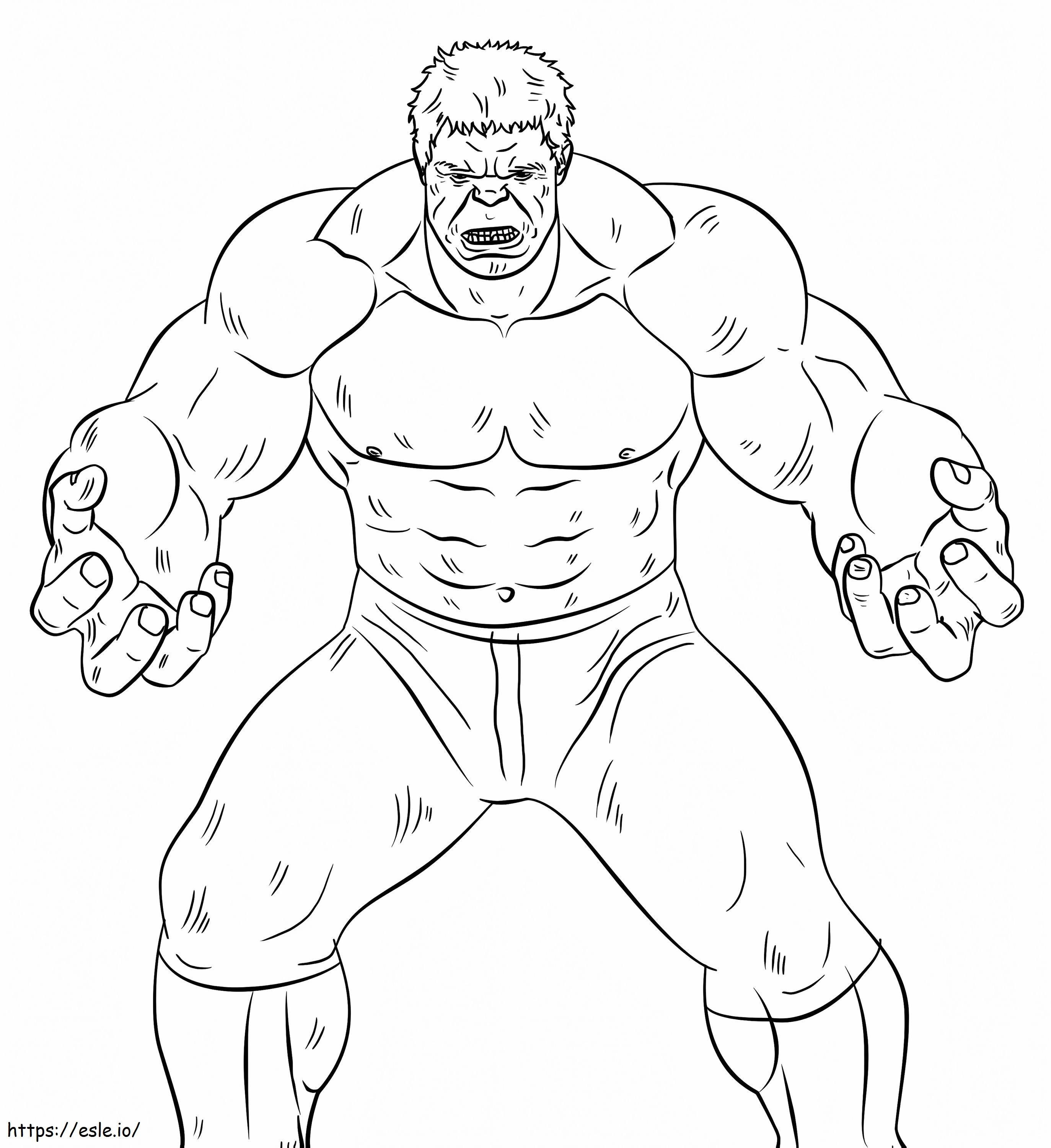 1562293428 Hulk A4 coloring page