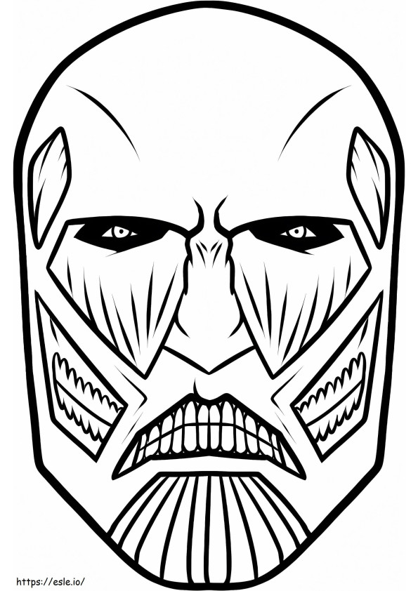 Titan Colossal 1 coloring page
