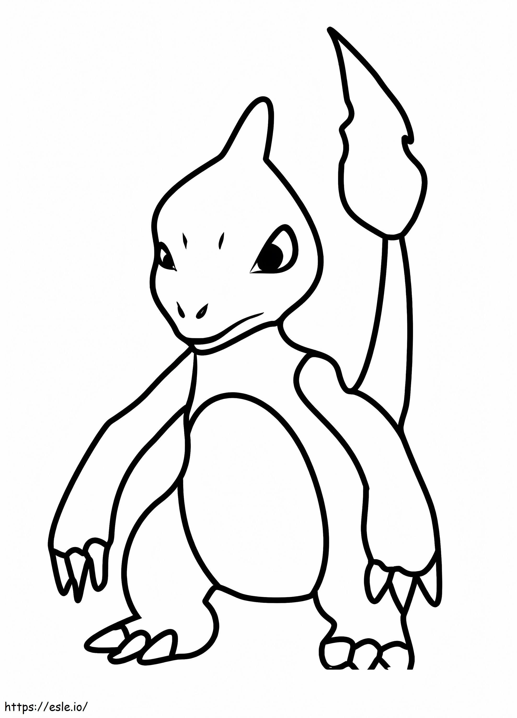 Charmeleon 2 coloring page