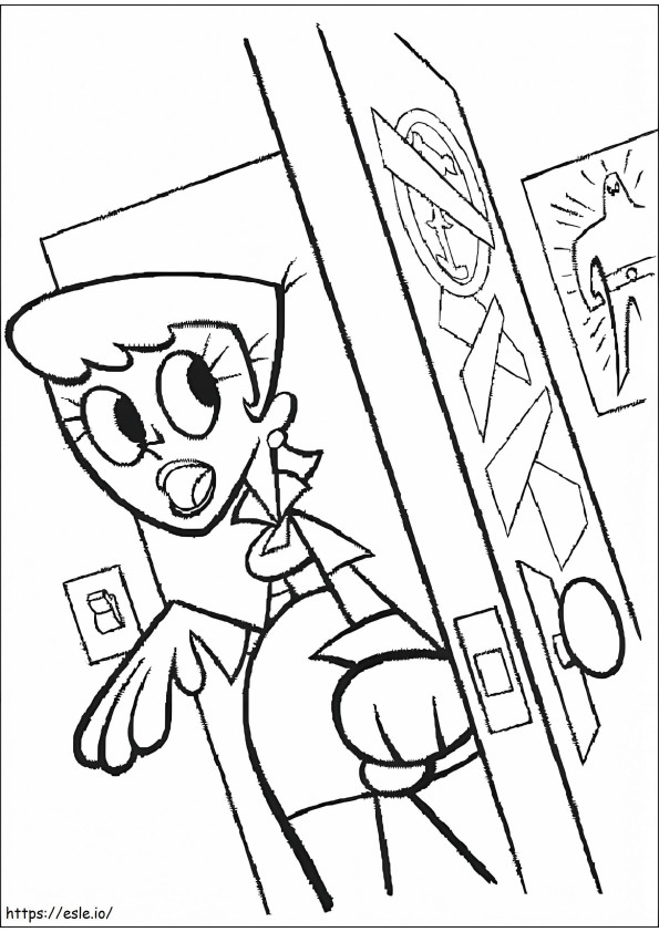 Dexter'S Mom coloring page