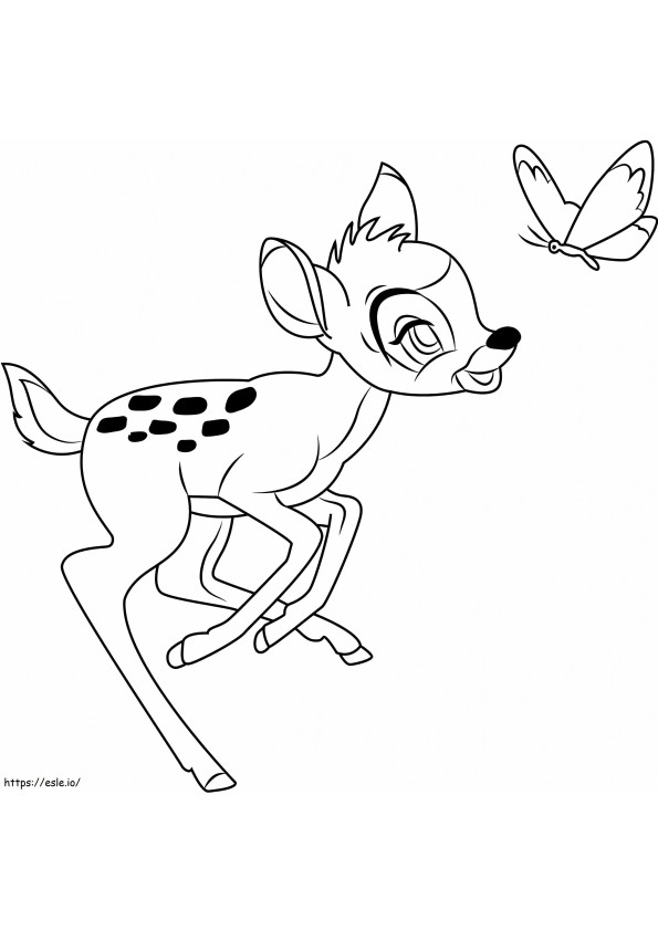 1531534337 Bambi Playing With Butterfly A4