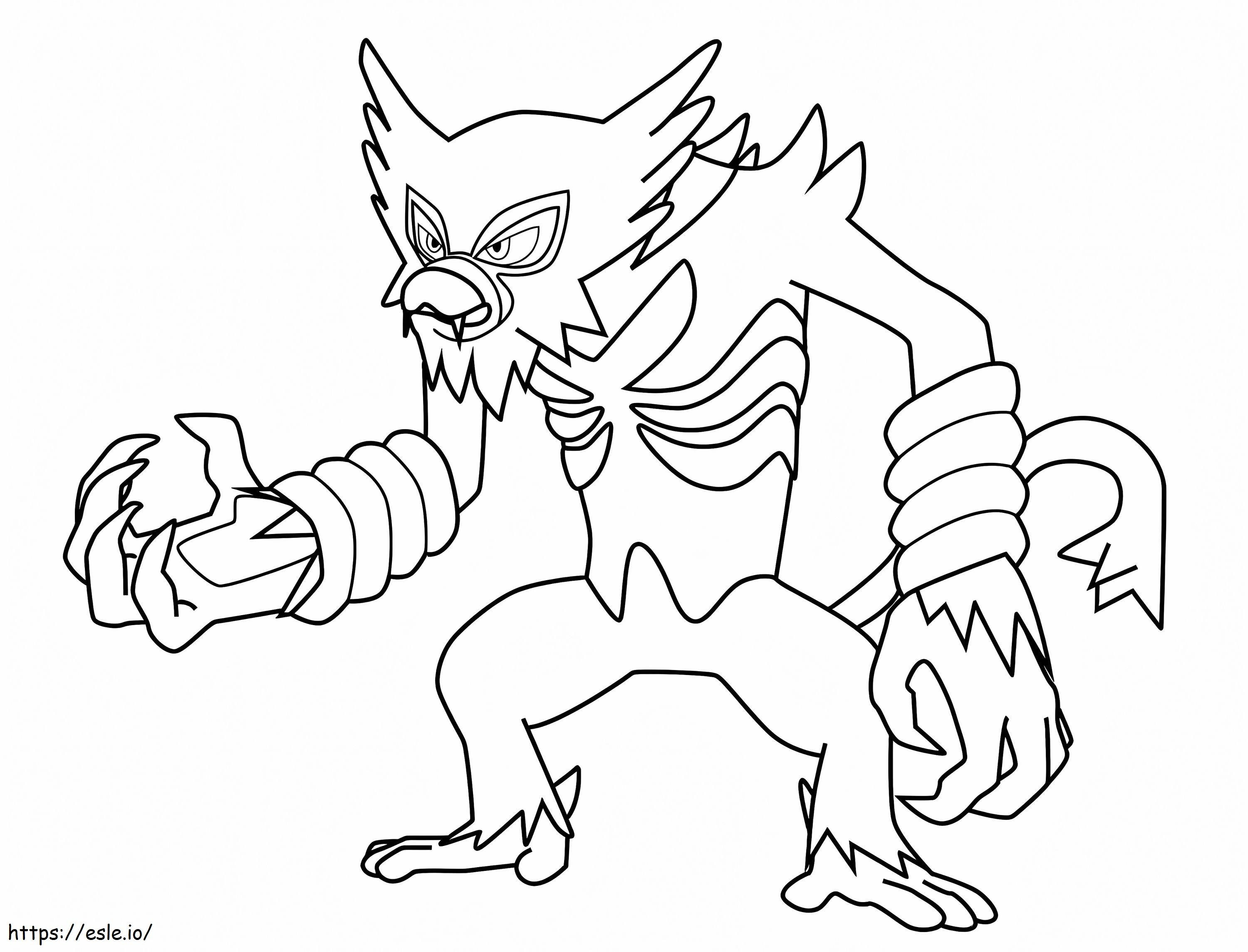 coloring pages zarude pokemon