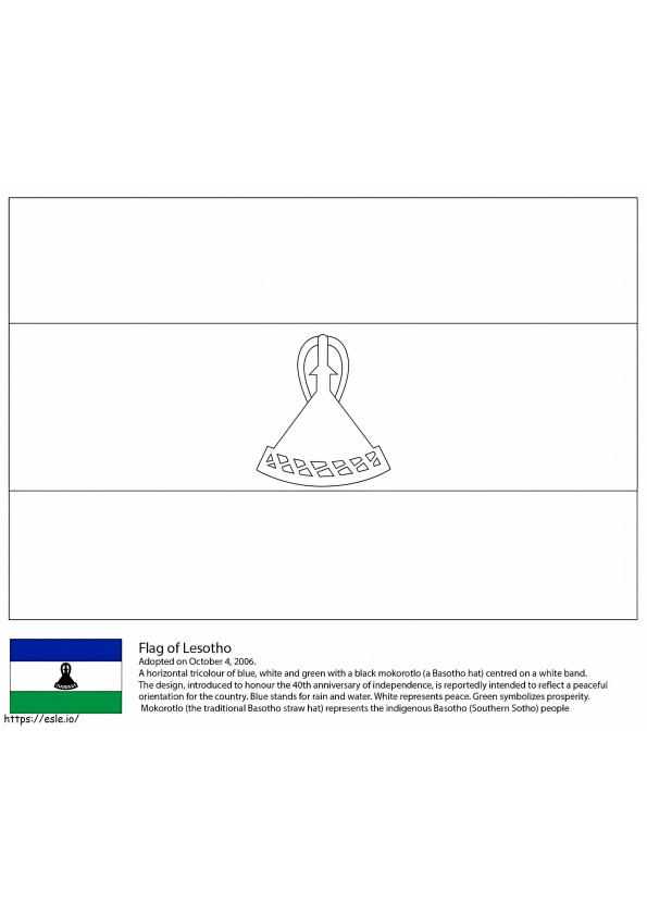 1598833248 Lesothon lippu värityskuva