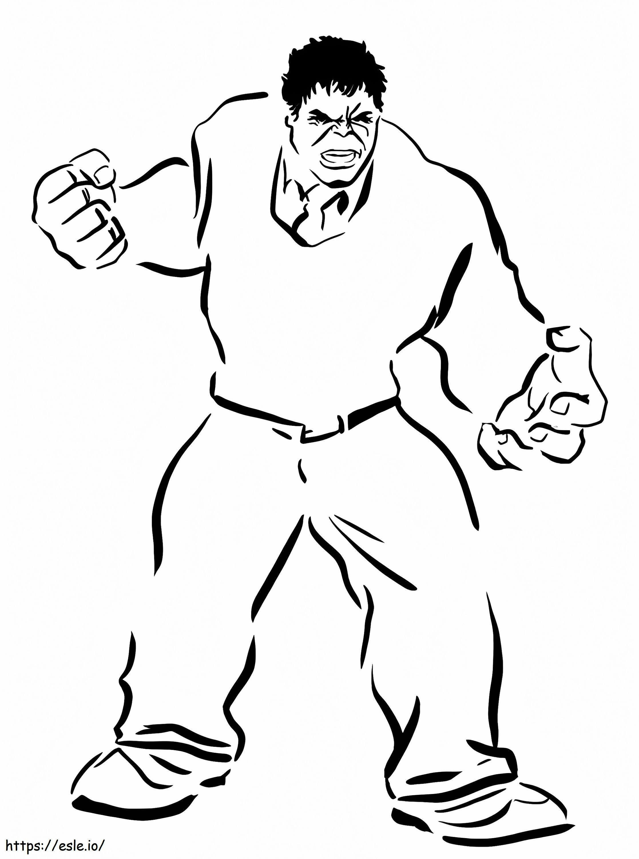 Hulk rajz kifestő