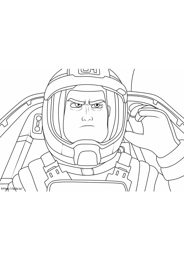 Lightyear Printable coloring page