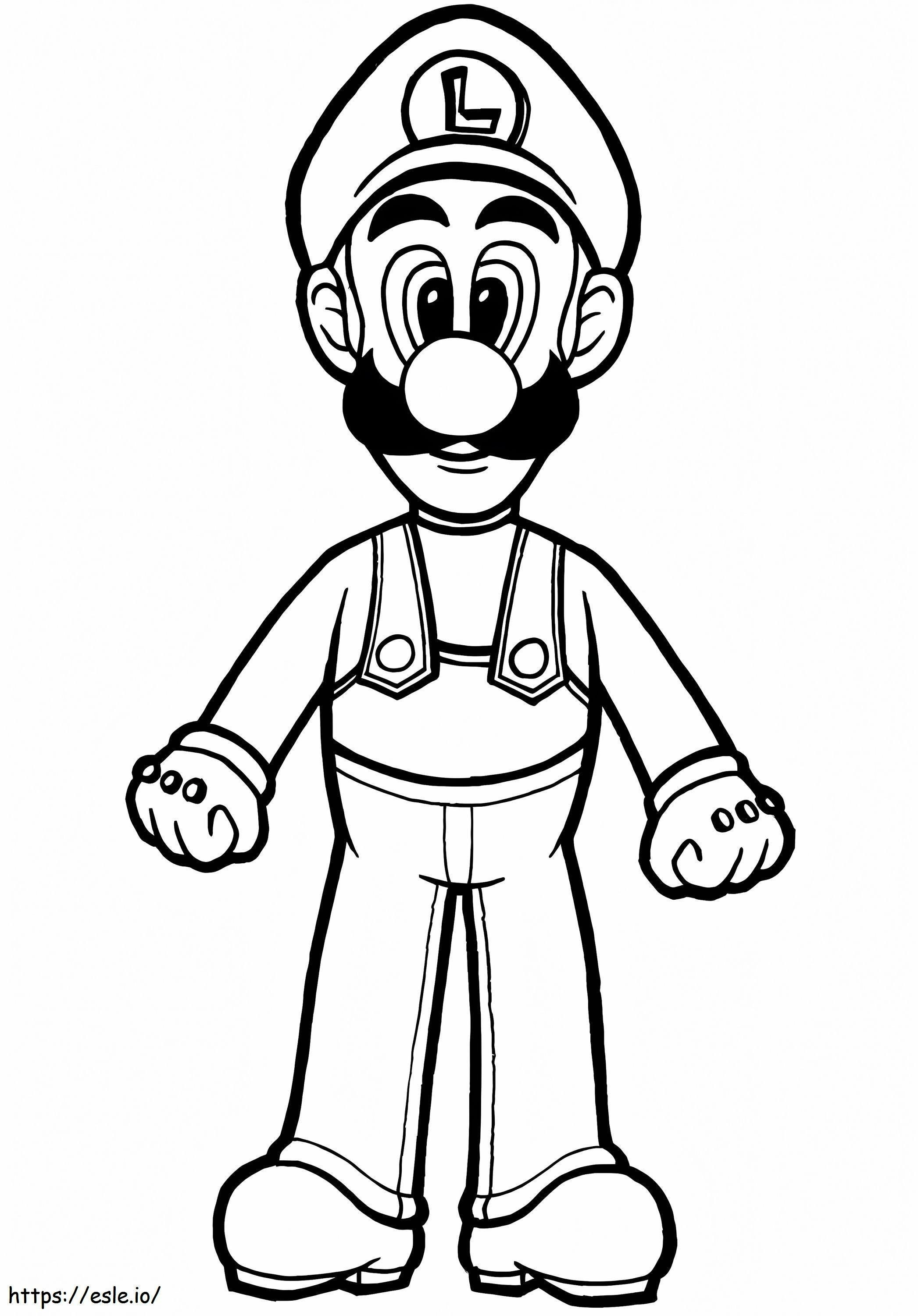 Luigi värityskuva
