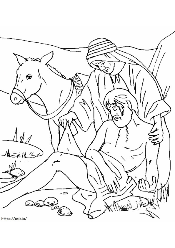 Good Samaritan 13 coloring page