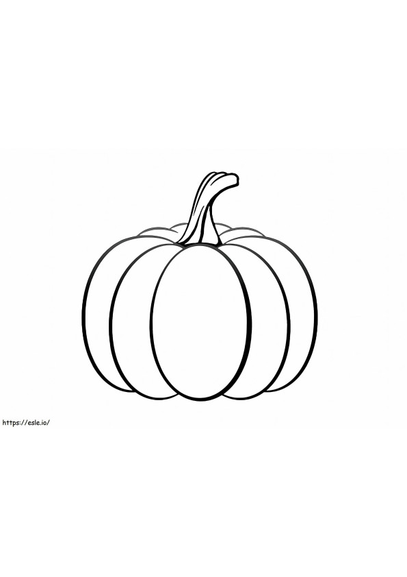 Normal Pumpkin coloring page