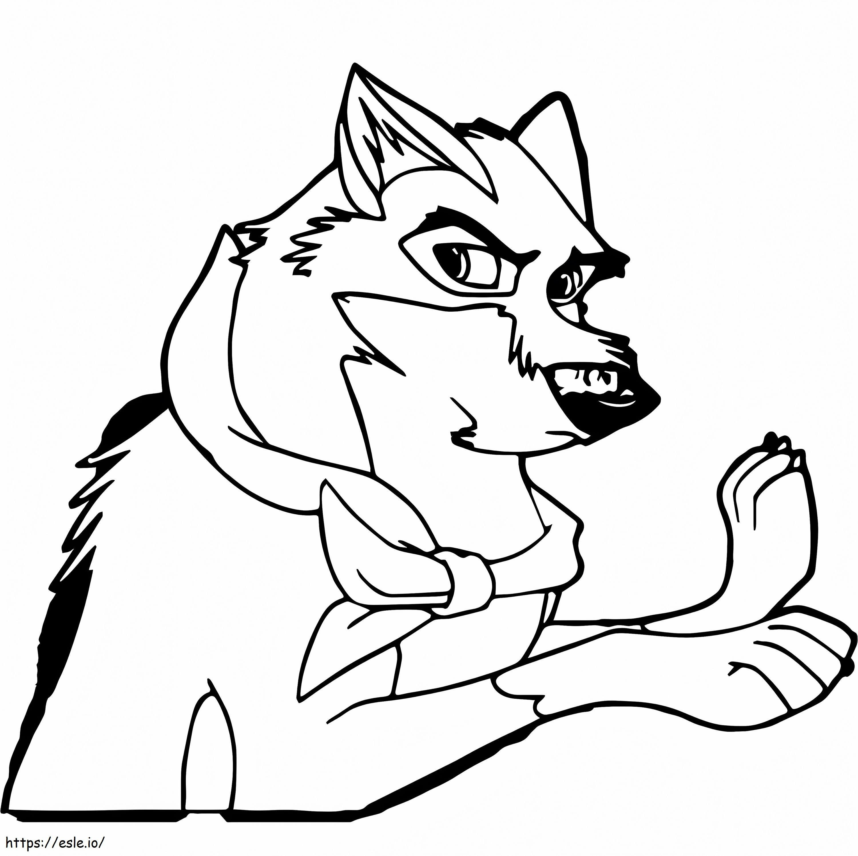 Balto Render Wolf coloring page