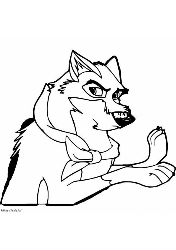 Balto Render Wolf coloring page