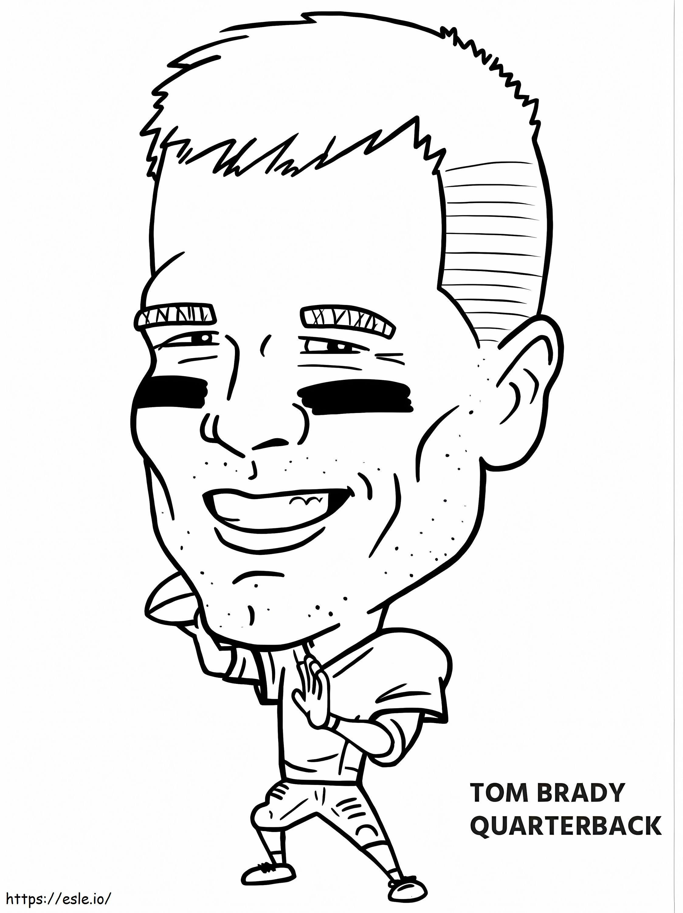 Tom Brady coloring page