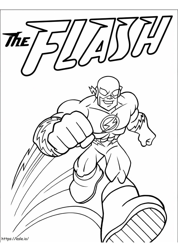 Kid Flash värityskuva