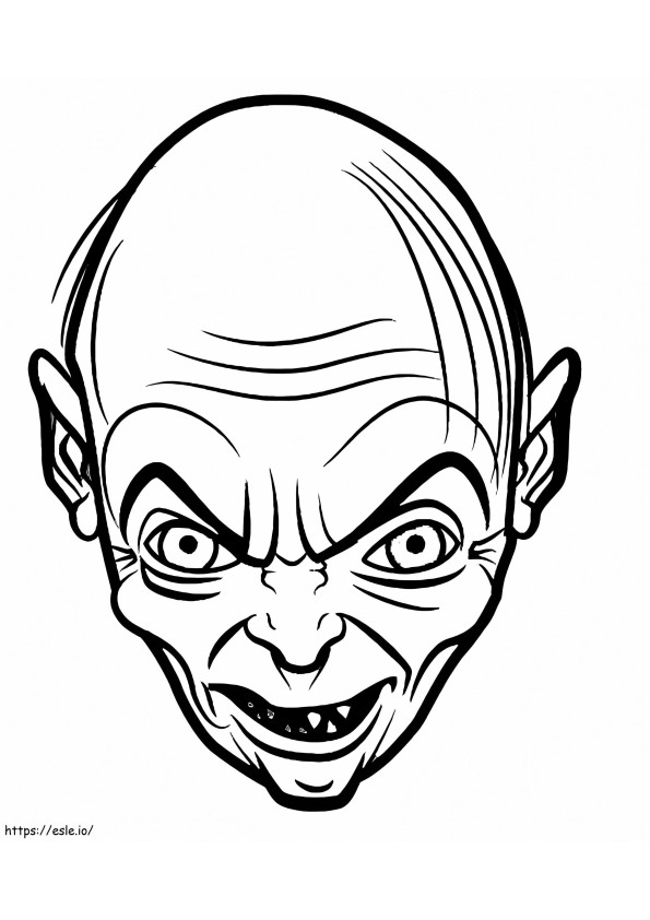 La brutta faccia di Gollum