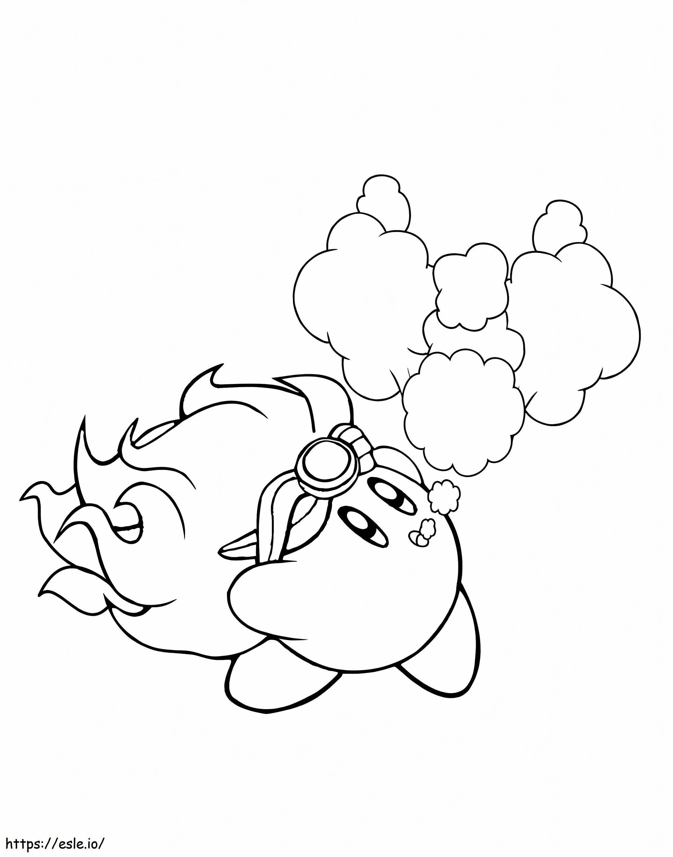 Print Kirby coloring page