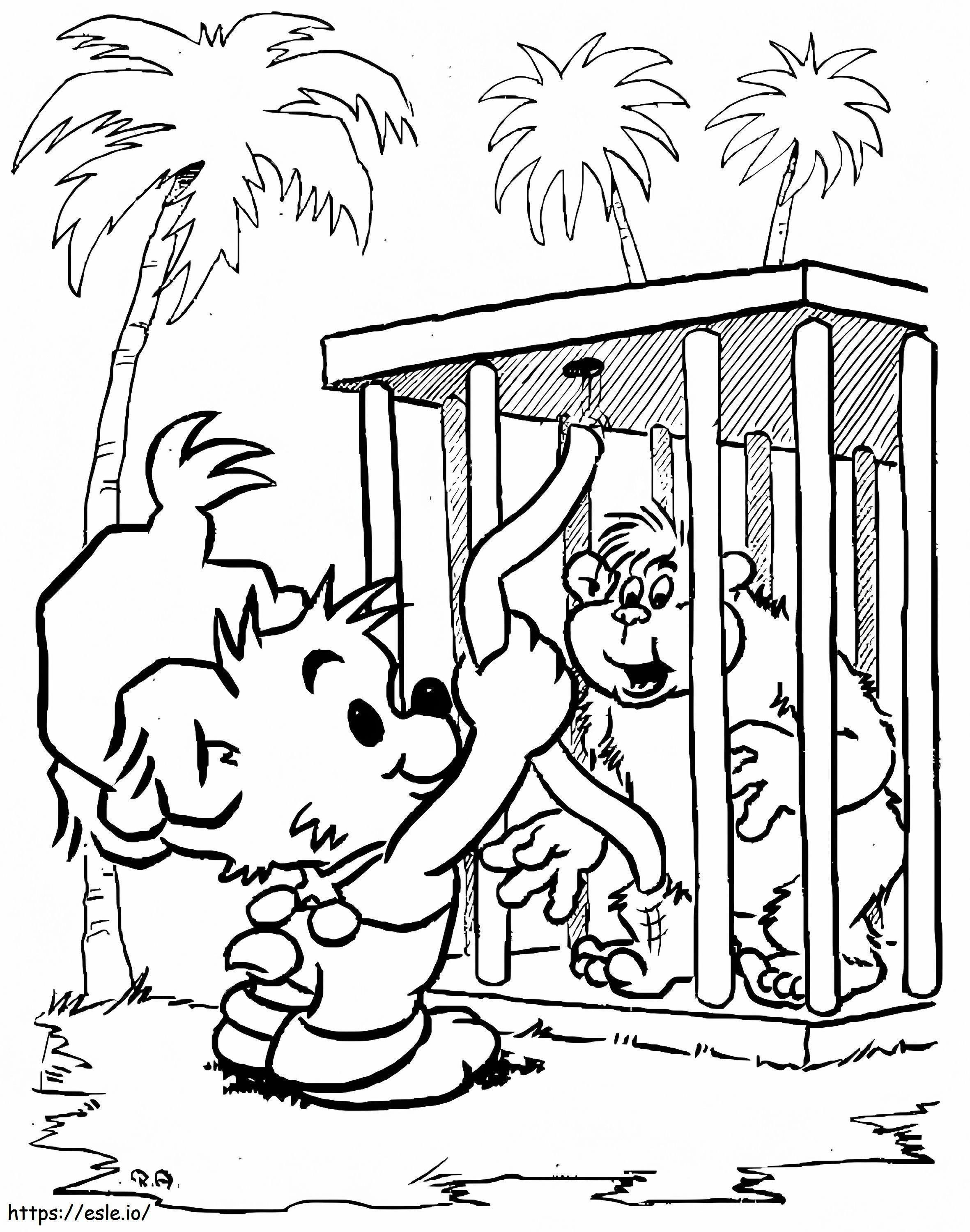 Free Bamse To Color coloring page