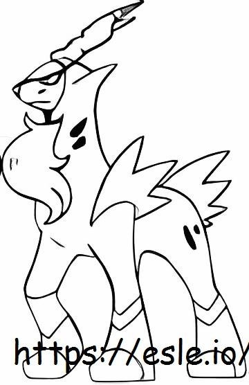 Cobalion coloring page
