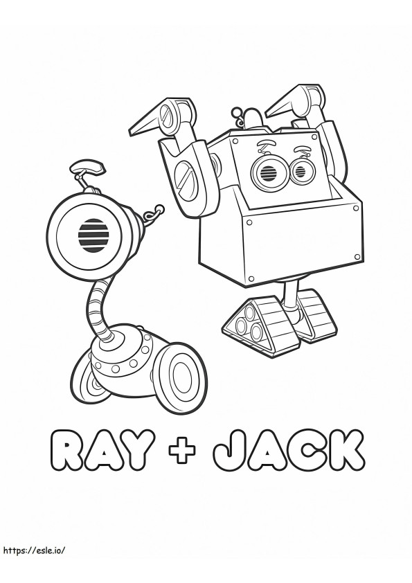 Coloriage Ray et Jack à imprimer dessin