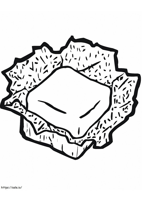 Camembert Cheese coloring page