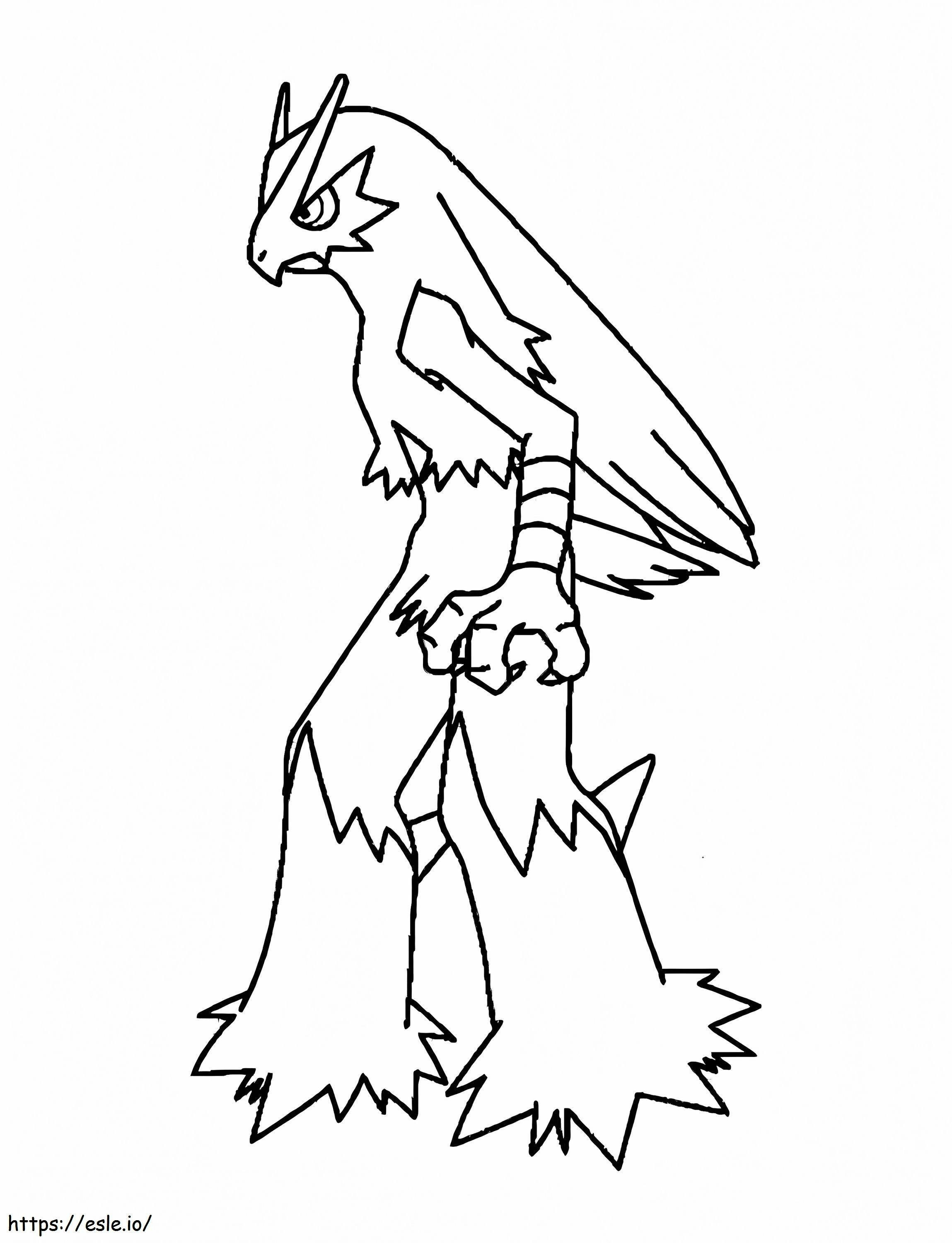Cool Blaziken coloring page