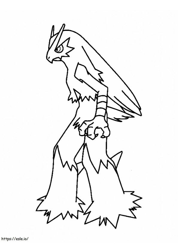 Cool Blaziken coloring page