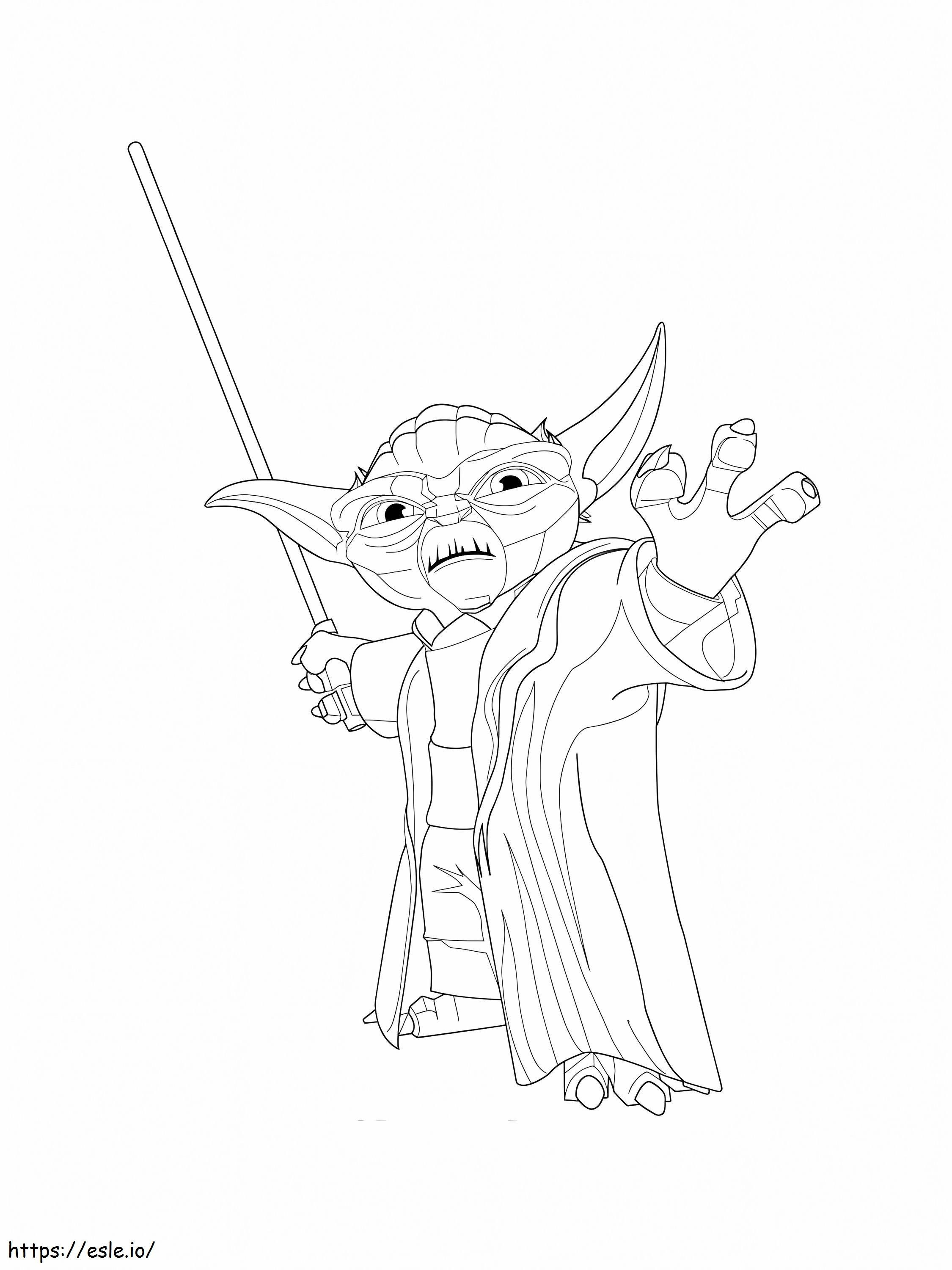 Yoda 1 ausmalbilder