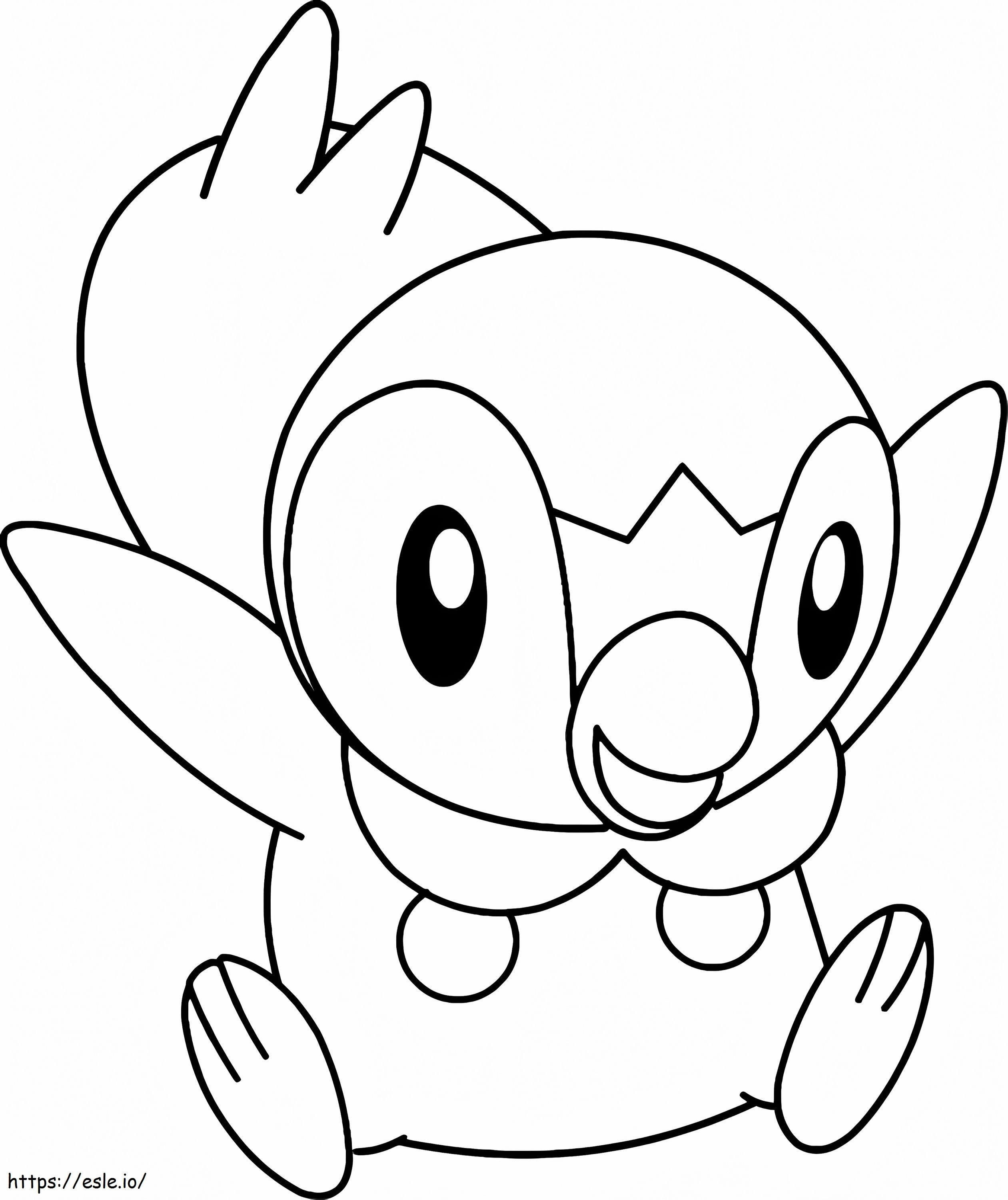 Pokemon Piplup coloring page