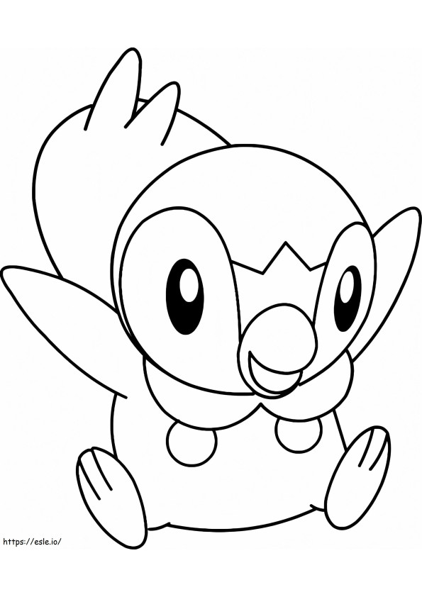 Pokemon Piplup ausmalbilder