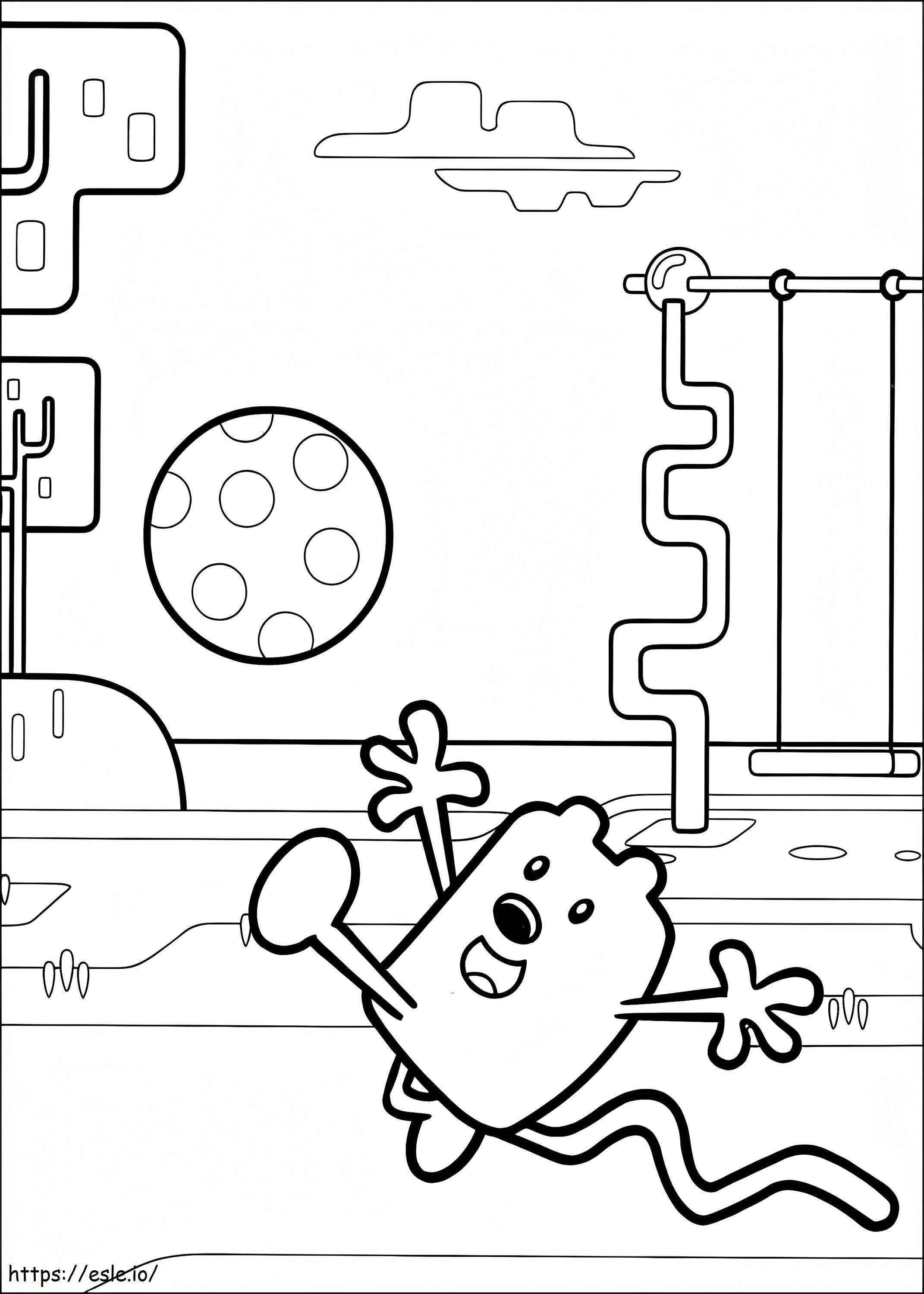 Wow Wow Wubbzy 1 coloring page