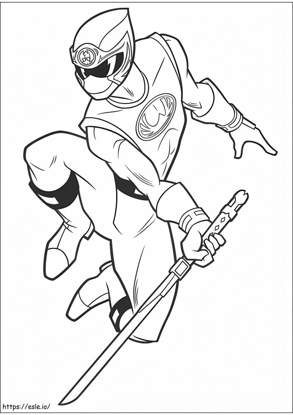 Power Rangers 12 coloring page