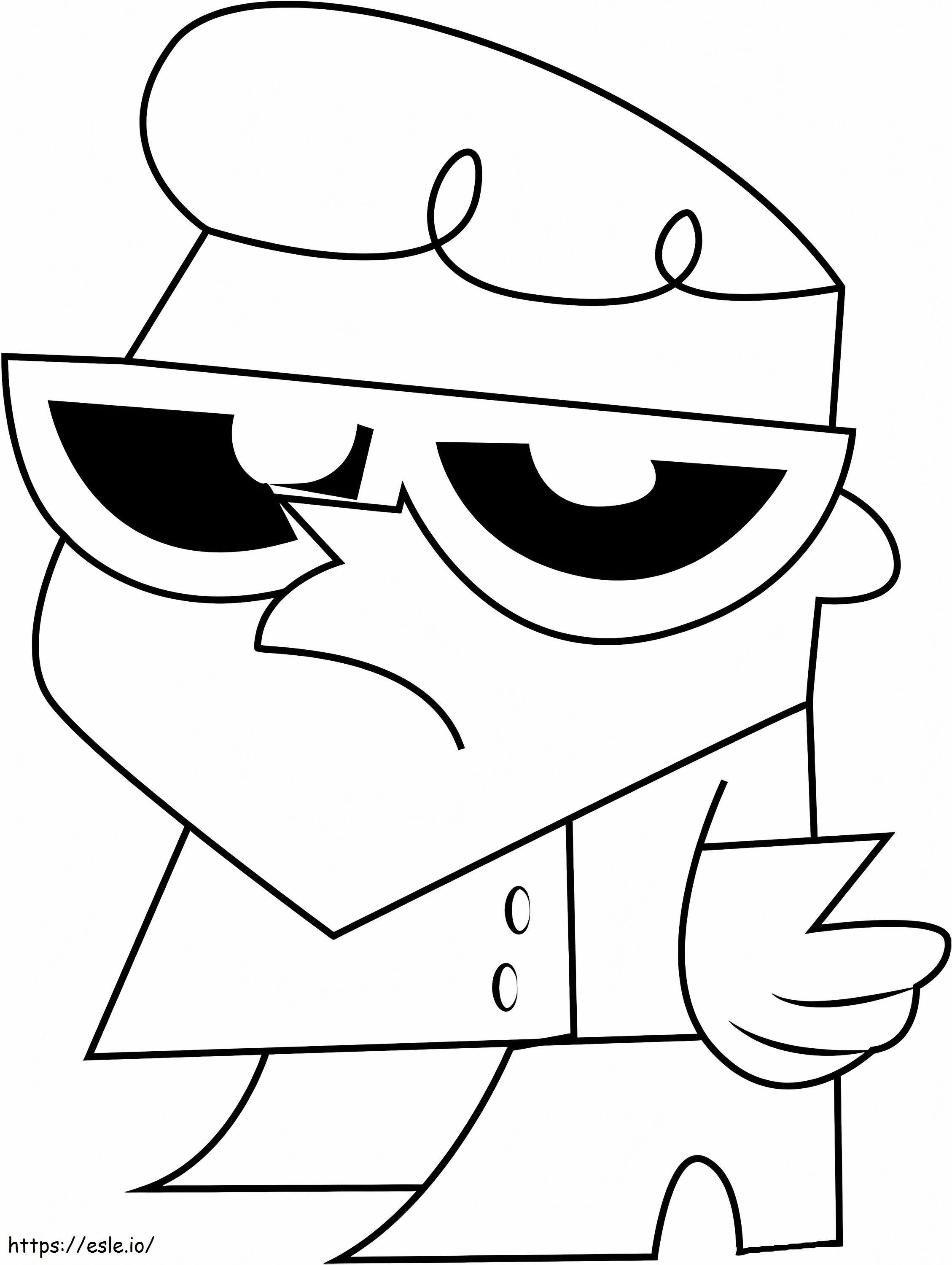 Dexter Is Cool coloring page