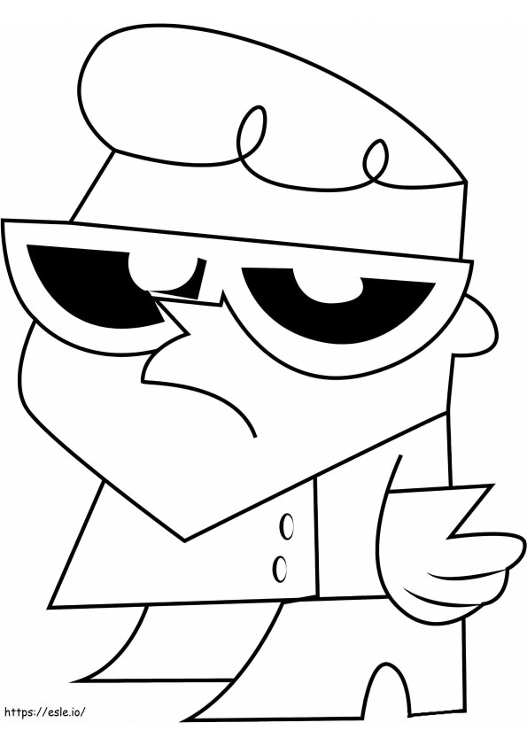 Dexter Is Cool coloring page