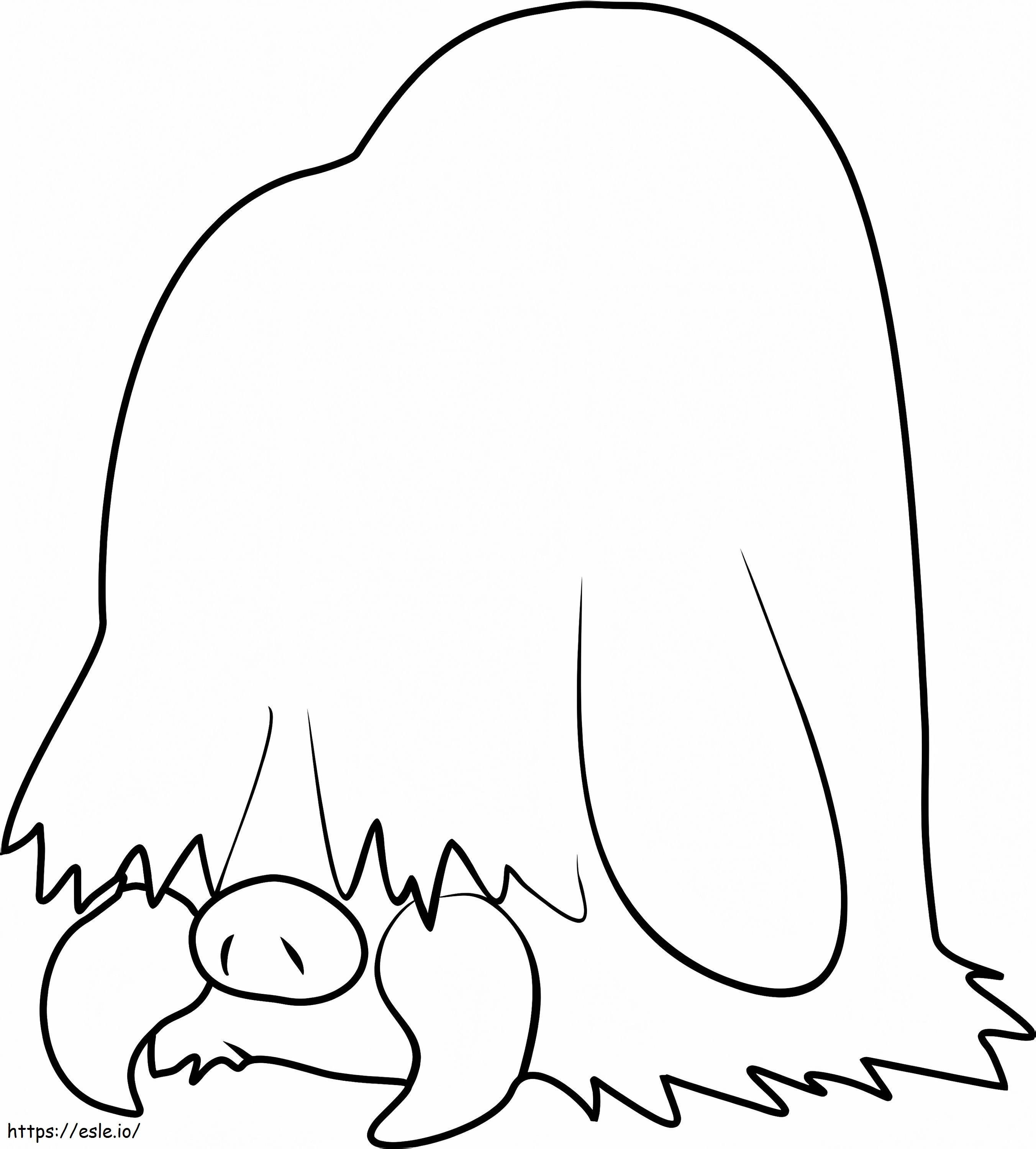 Coloriage Pokémon Piloswine Gen 2 à imprimer dessin
