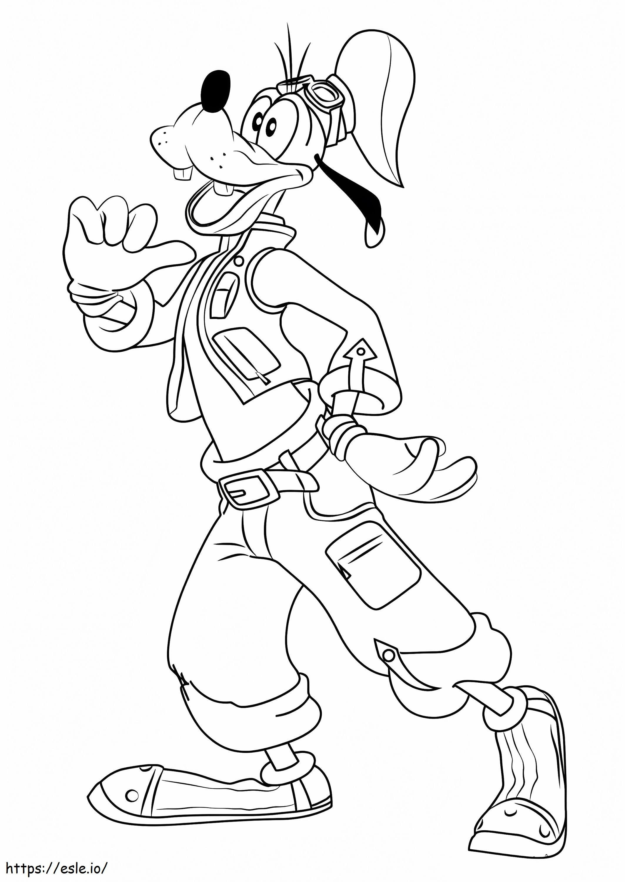 Goofy From Kingdom Hearts coloring page
