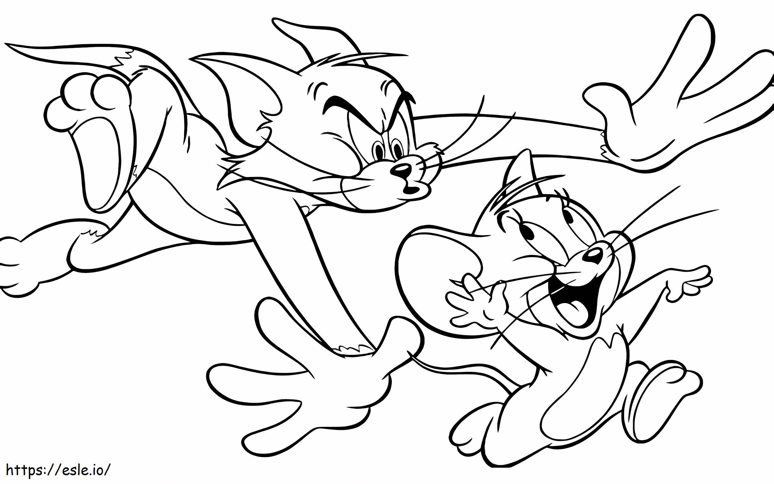Disney Tom Y Jerry coloring page