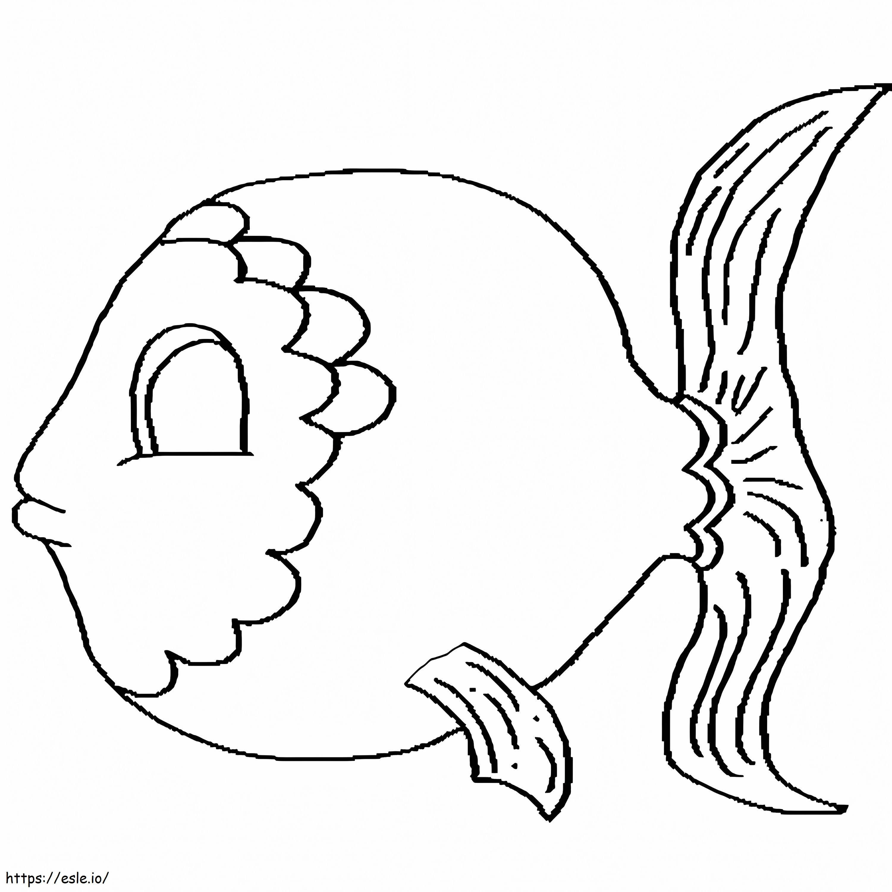 Coloriage Beau poisson à imprimer dessin