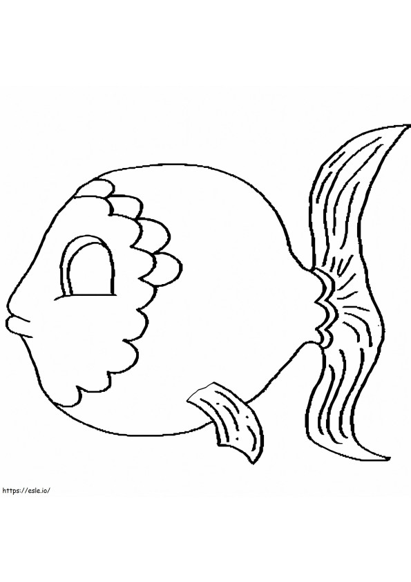 Coloriage Beau poisson à imprimer dessin