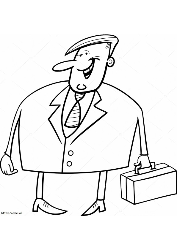 1545012065 Depositphotos 99602628 Stock Illustration Businessman Coloring Book coloring page