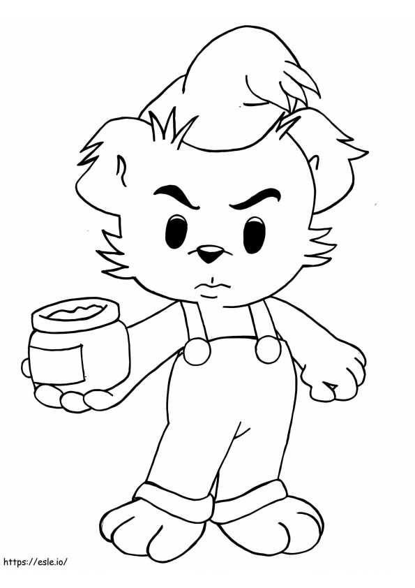 Teddy Bear 3 coloring page