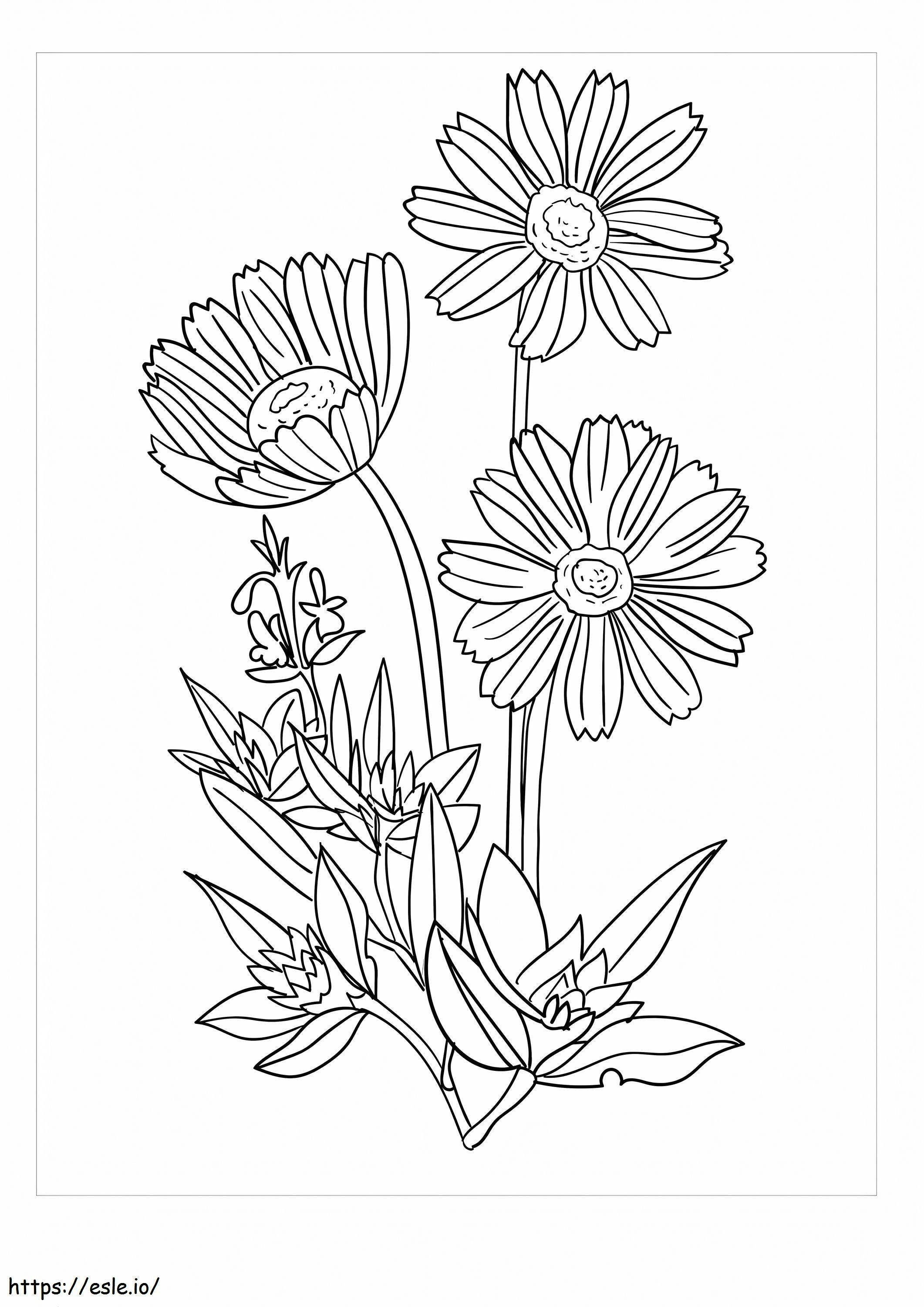 Gardenia-boom kleurplaat kleurplaat