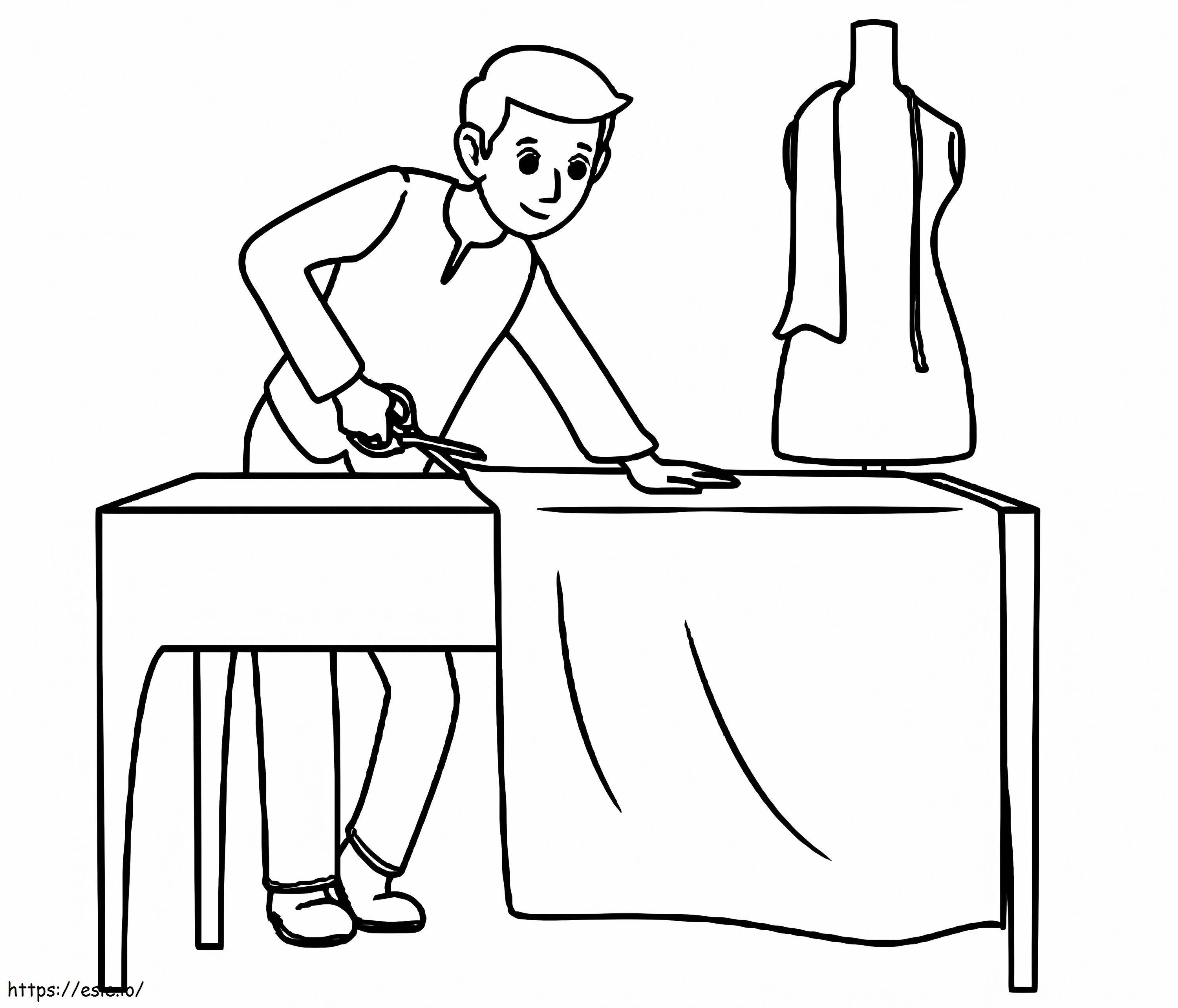 Tailor 12 coloring page