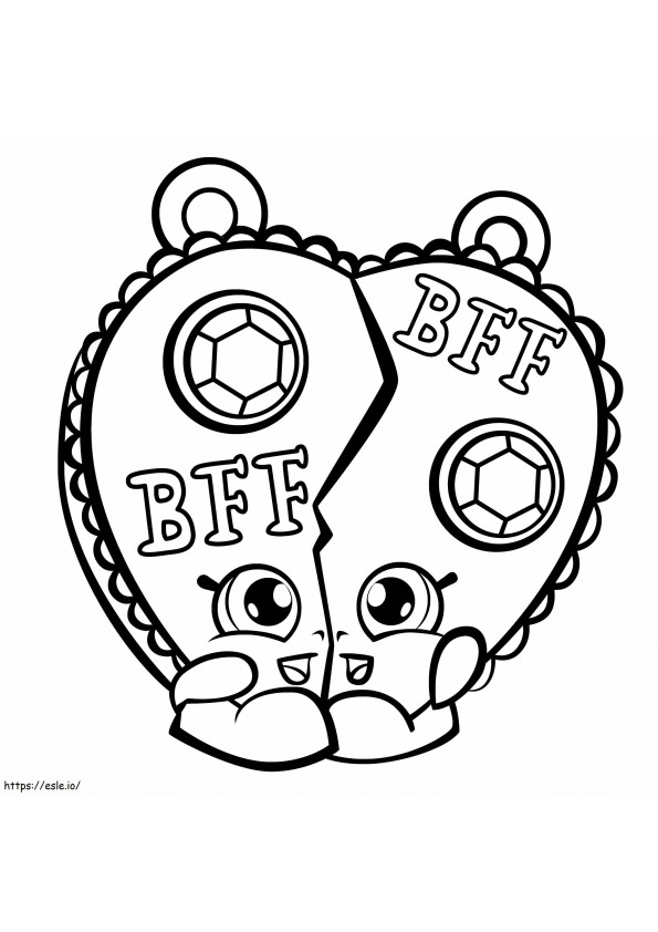 Chelsea Charm Shopkins coloring page