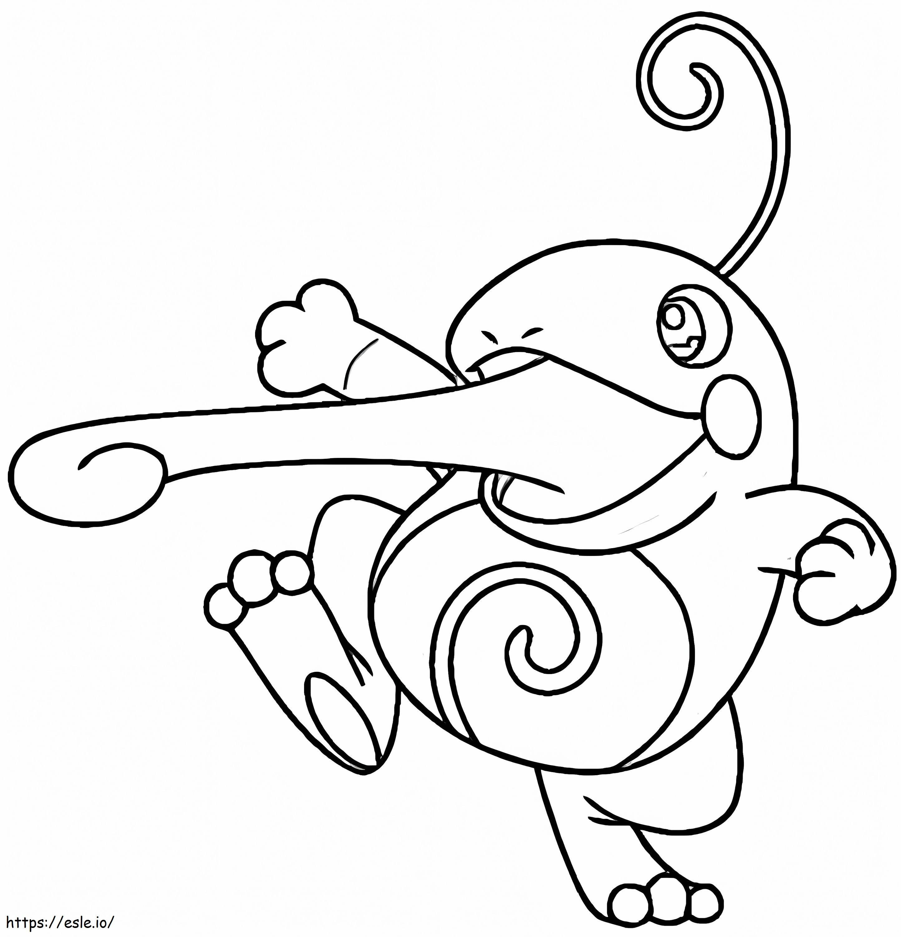 Funny Politoed Pokemon coloring page