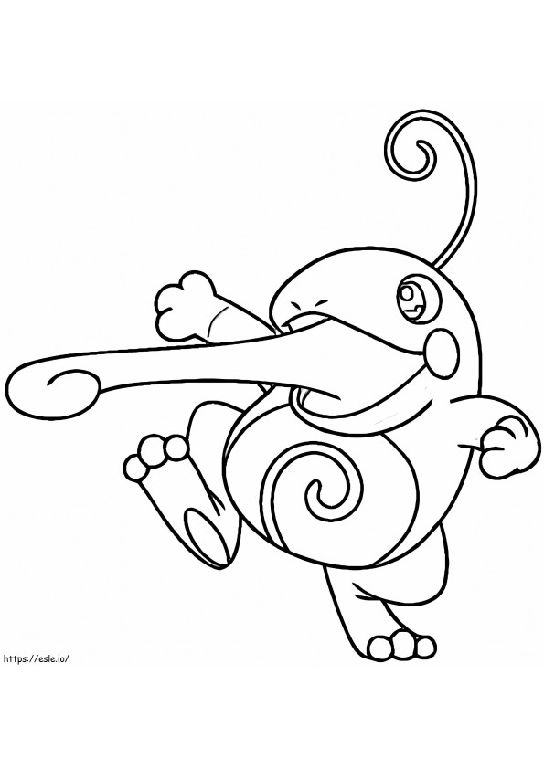 Funny Politoed Pokemon coloring page