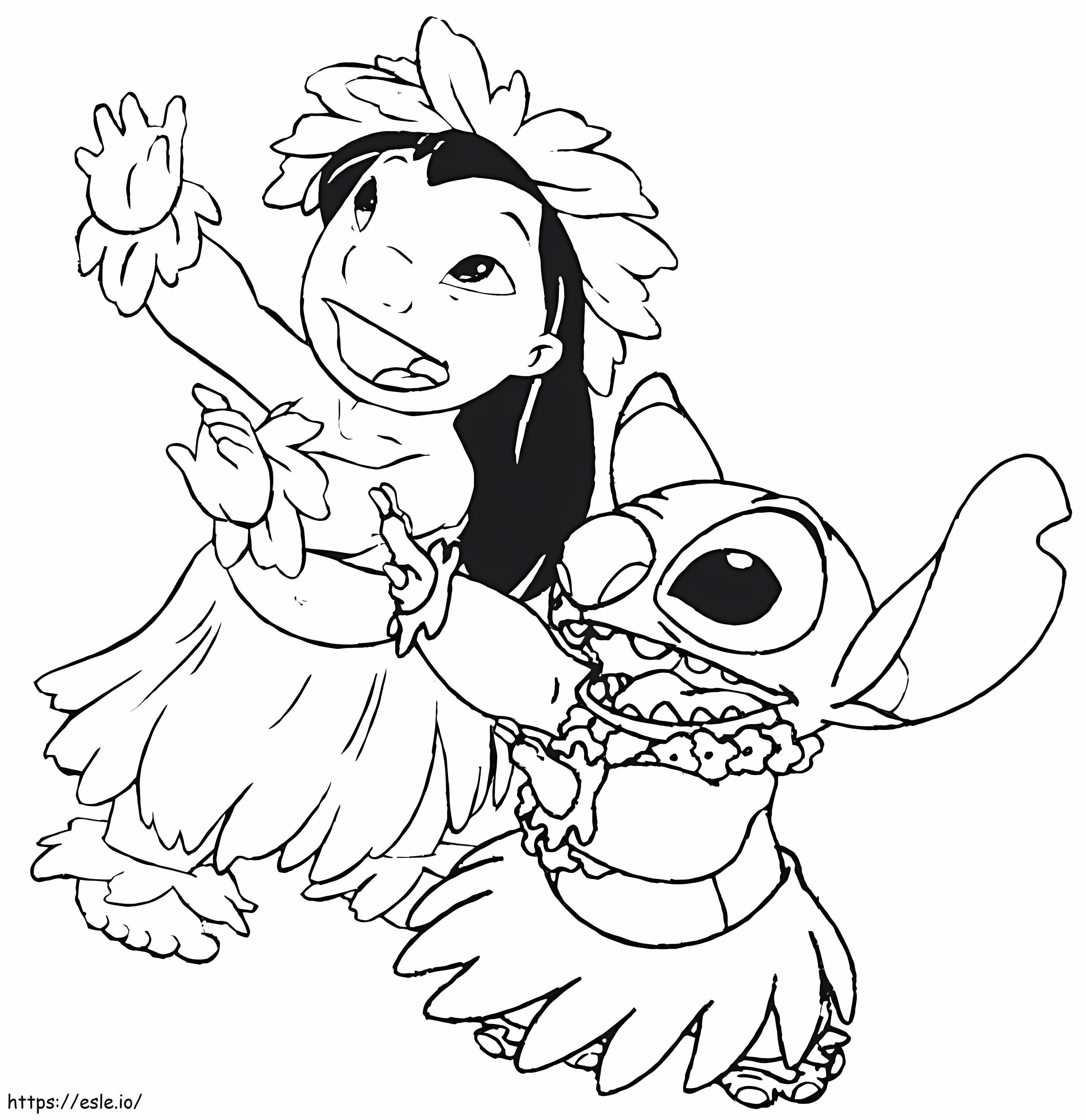 Lilo And Stitch 8 coloring page