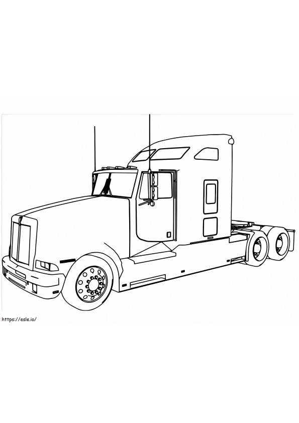 Freightliner To Color coloring page