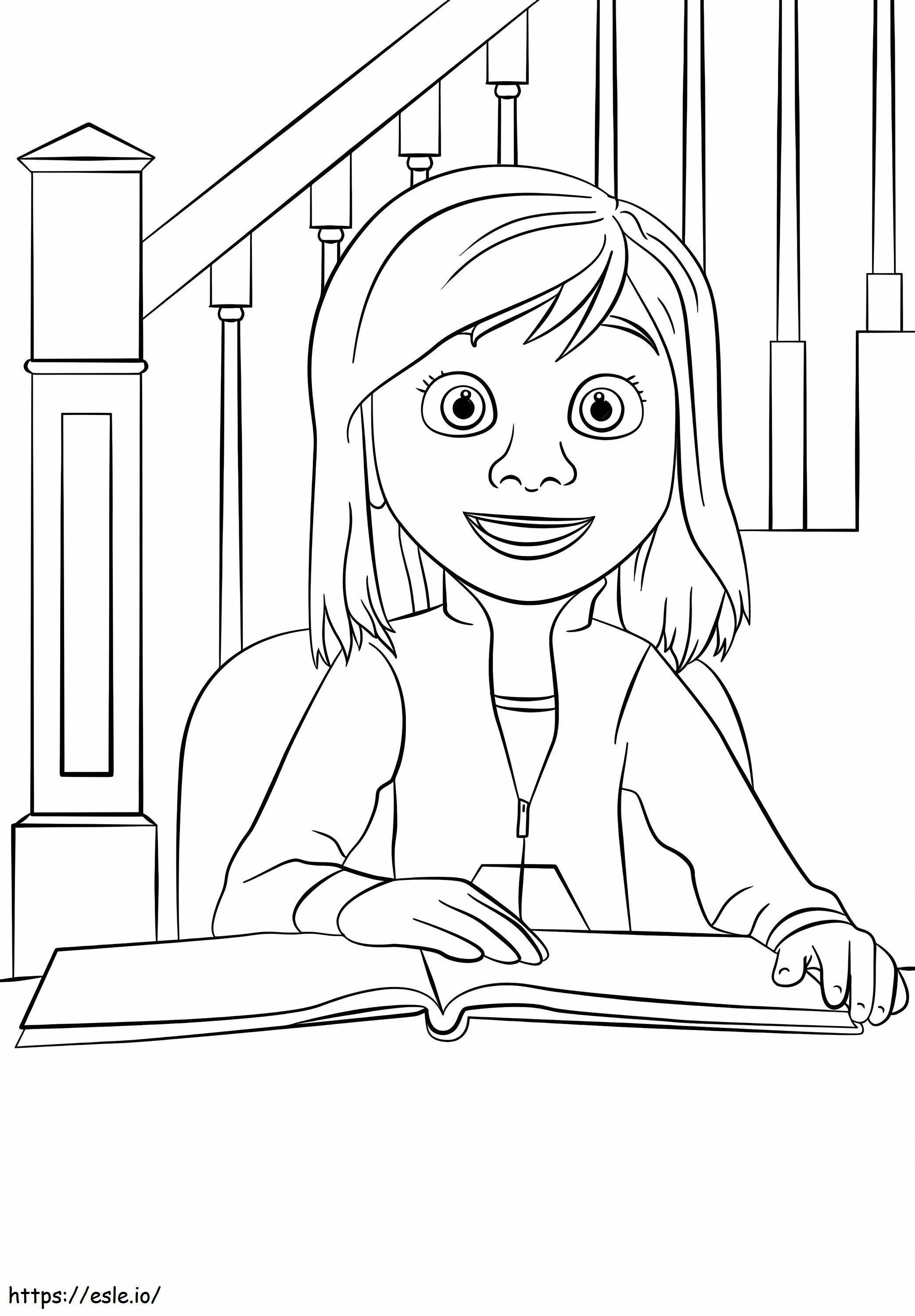 Riley Inside Out coloring page