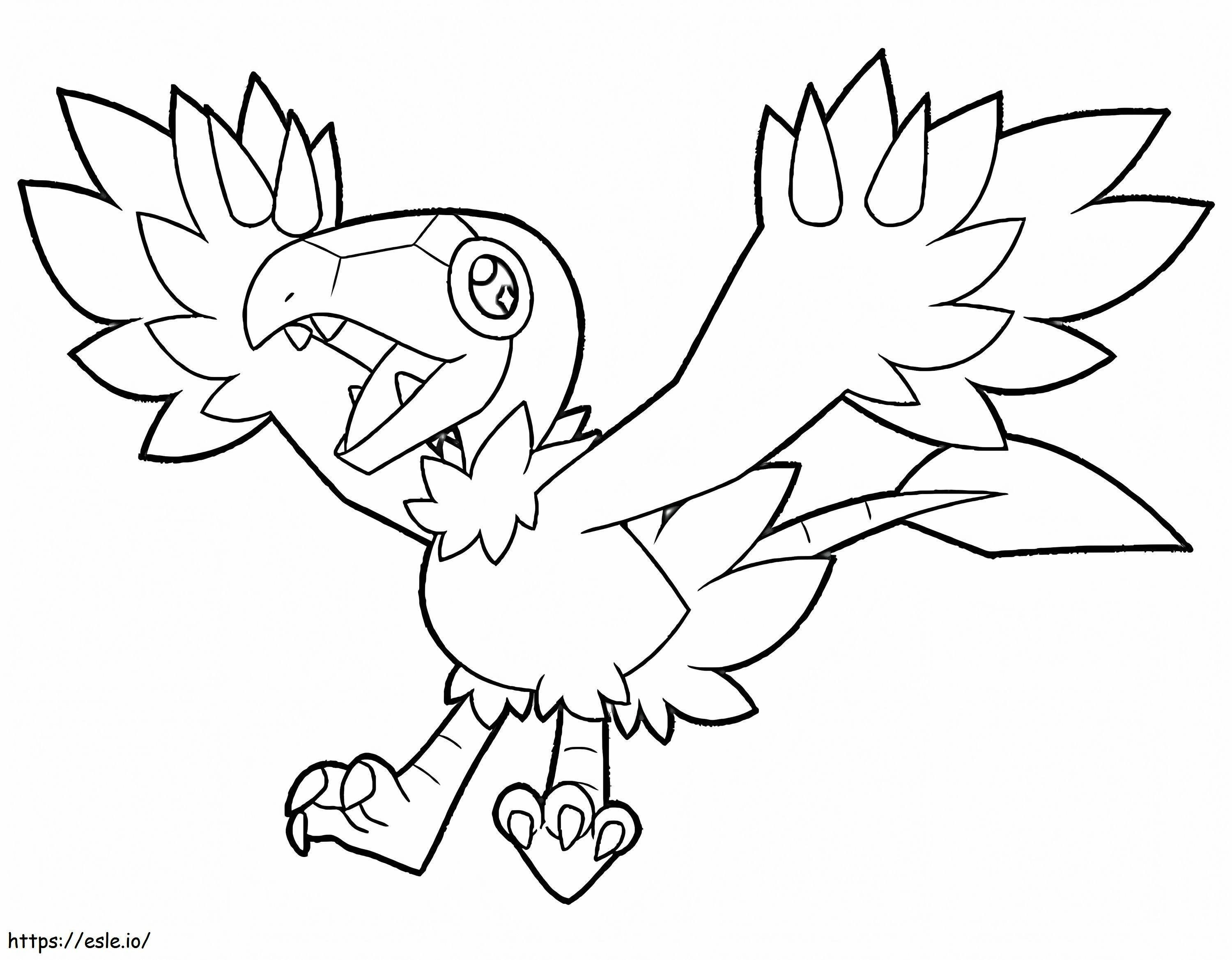 Coloriage Archen Pokémon 1 à imprimer dessin