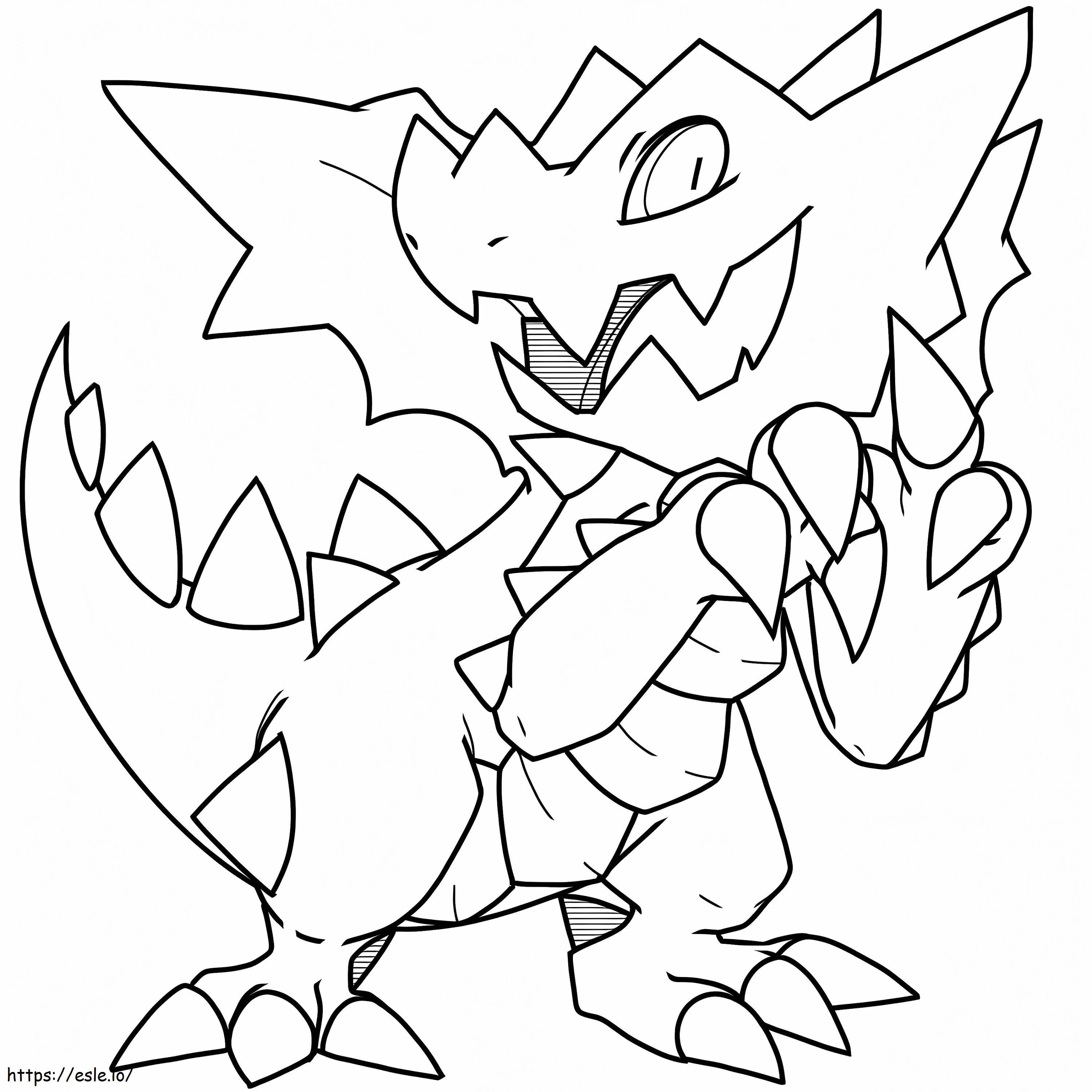 Druddigon Pokemon 1 coloring page