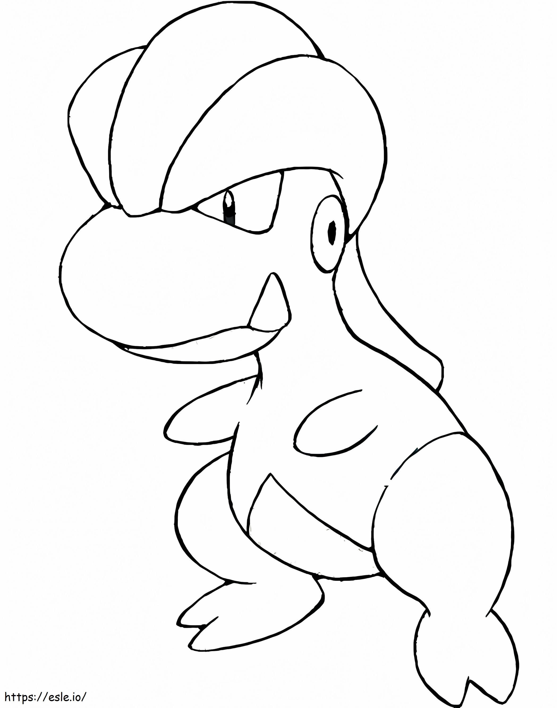 Bagon Gen 2 Pokemon coloring page